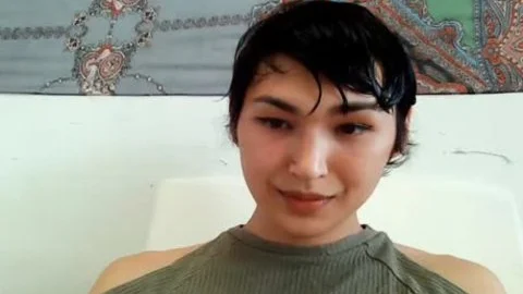 Skanky Half-korean Sarah Jae Schwartz Playing In A Posh Top
