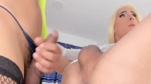 Hottest TBabe duo Hard anal nailing On cam