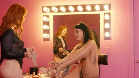 TransAngels.com - Evie Envy wearing suit cheating in club