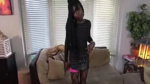 charming Chocolate Skin Trans female-dominator