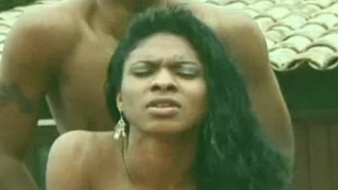 Brazilian lady-man Over Car Hood