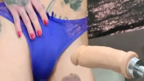 TS Gaby Ink shoots A worthwhile cumshot From Her enormous shlong whilst fucking Machine