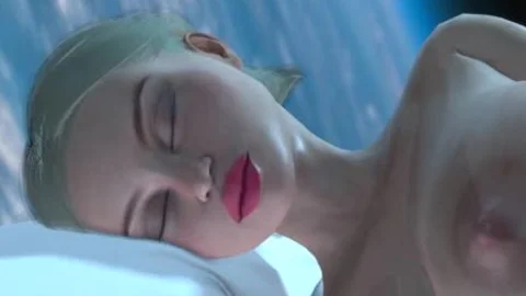 Earth Orbit - A Sex trip. Sex In Space Station! 3d Dickgirl Plays With A juicy 