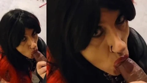 in nature's garb Sissy slut Tiffany Minx – oral sex-service In Close Up And long shot - “Hung Up” By Madonna