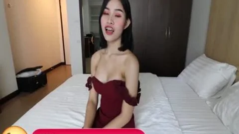 Raw good fuck in company with young asian ladyboy