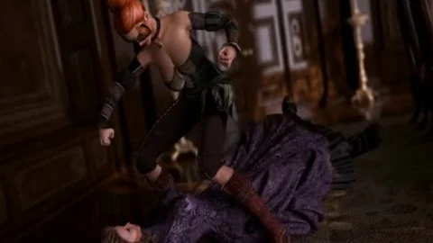Futanari 3D fantasy: Dickgirls plow Each Other And Fill With cum Their face holes And asses