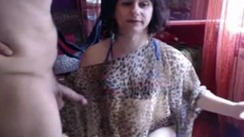 Amateur bends over