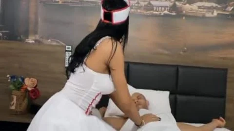dirty ladyboy Nurse Bianca Reis Trades wazoo fucks With Her Patient