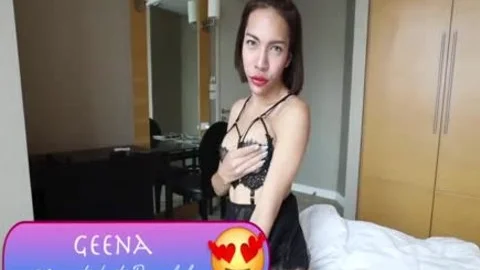 HelloLadyBoy breasty asian babe Shows Masterful oral-job stimulation Skills