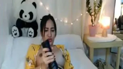 slutty Ts Jerking Then Playing With Fleshlight Till Cumsho