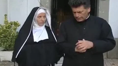 Two Nuns Are Comforting A Sister, But that babe do not Know They're Two excited sheladys!