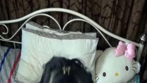 Filipina Masturbates In Her sofa Alone