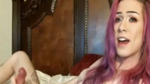 tranny gigantic love juice In face hole