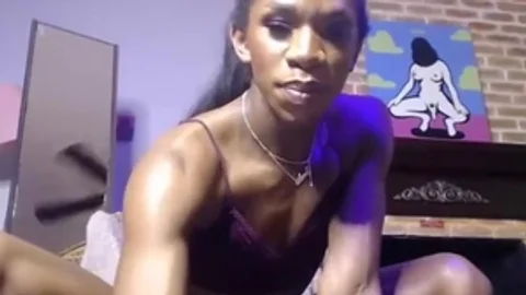 Epic ebon ladyboy Foot Self engulfing web camera By
