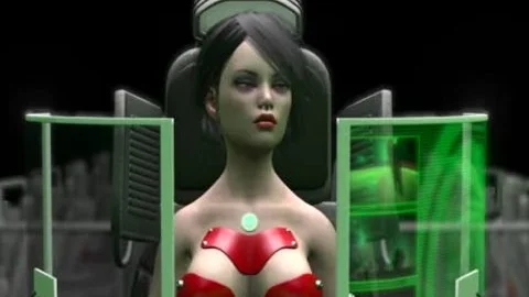 Earth Orbit - A Sex trip. Sex In Space Station! 3d Dickgirl Plays With A juicy 