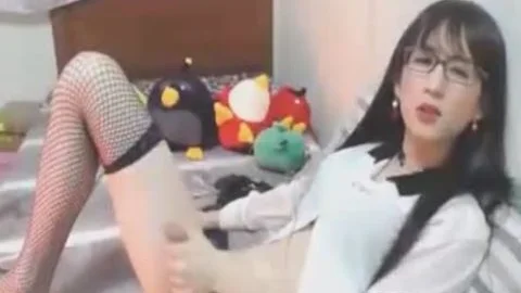 Chinese kinky oriental ladyboy weenie